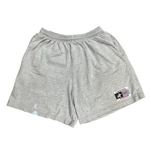 Vintage 90s Converse Grey Summer Small Patch Sweat Shorts Size M